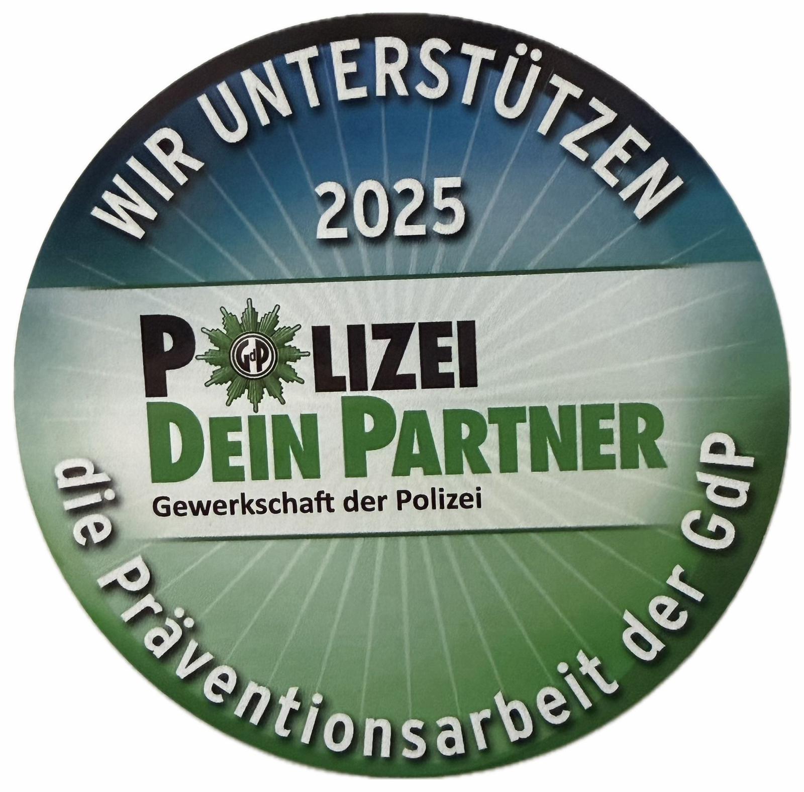 GdP-Siegel — Förderer der Präventionsarbeit 2025